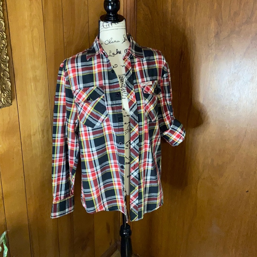 Raw Blue Plaid Springfield Flannel Shirt